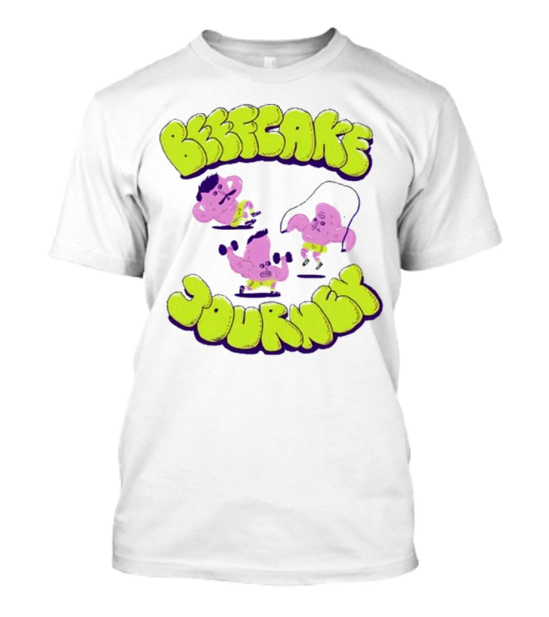 Beefcake Journey 2024 Three Bean Salad Podcast T-Shirt