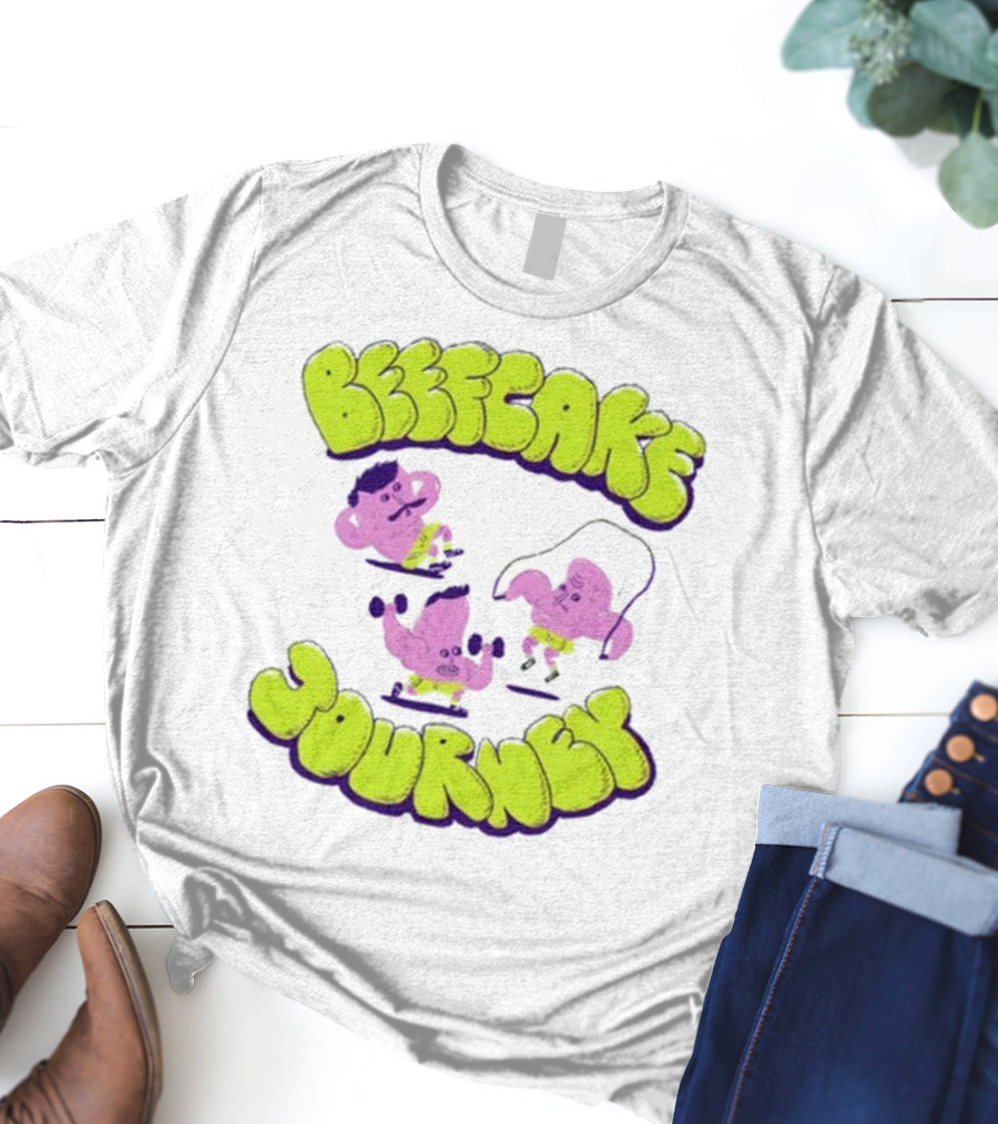 Beefcake Journey 2024 Three Bean Salad Podcast T-Shirt