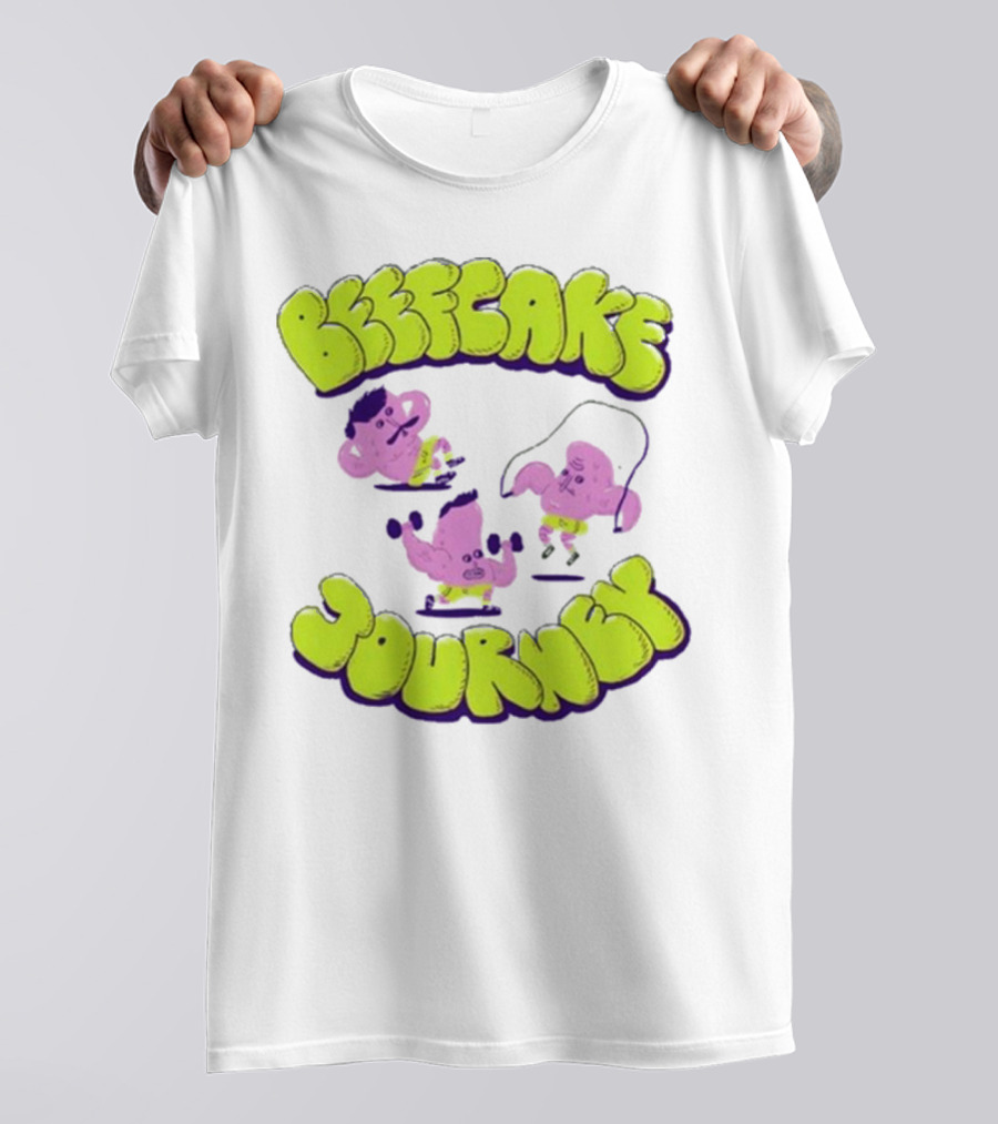 Beefcake Journey 2024 Three Bean Salad Podcast T-Shirt