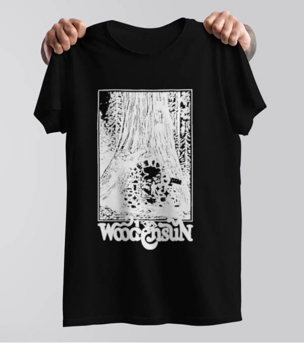 Woodensun Enchanted Realm Beneath The Giant Tree T-Shirt