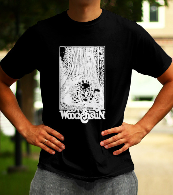 Woodensun Enchanted Realm Beneath The Giant Tree T-Shirt
