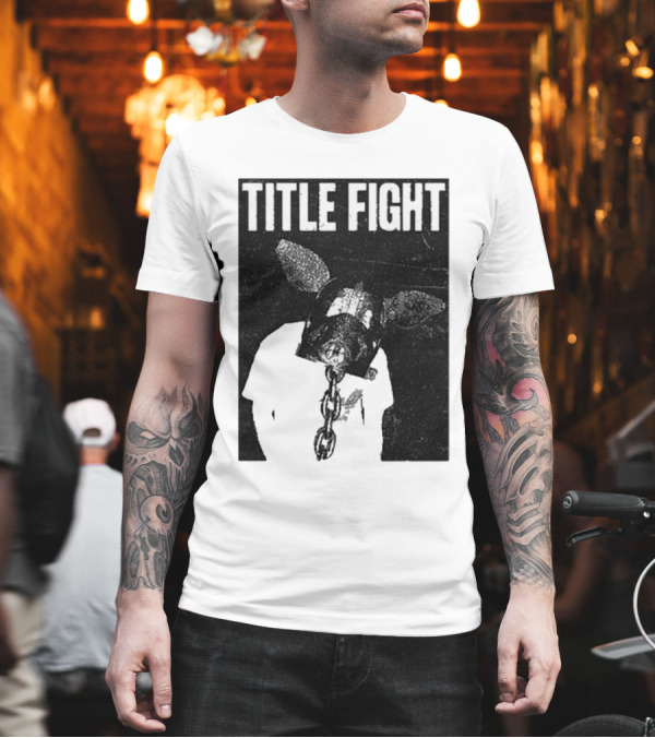 Title Fight Pig Mask Chain T-Shirt