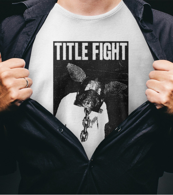 Title Fight Pig Mask Chain T-Shirt
