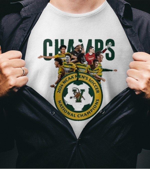 UVM Men's Soccer 2024 NCAA National Champions Champs Division T-Shirt