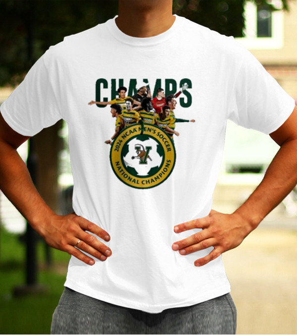 UVM Men's Soccer 2024 NCAA National Champions Champs Division T-Shirt