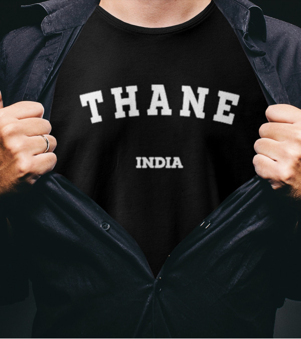Thane India Classic Arch Lettering T-Shirt