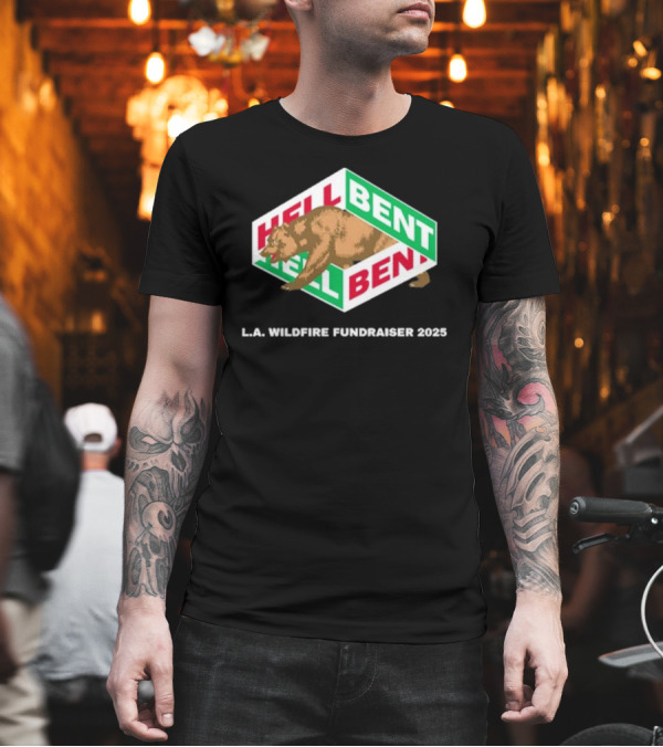 Hellbent Bear L.A. Wildfire Fundraiser 2025 T-Shirt