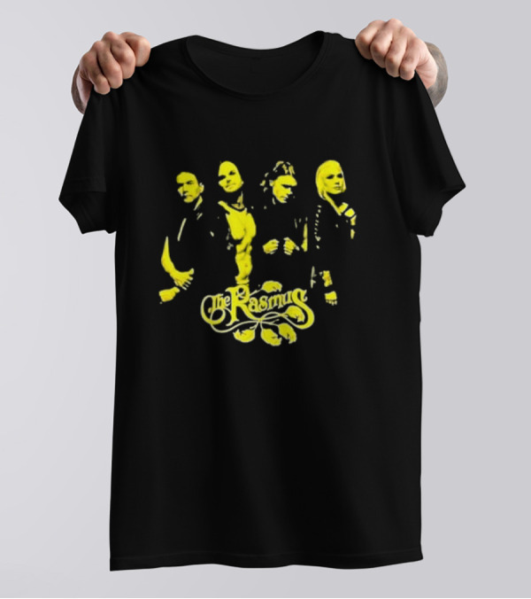 The Rasmus Band Yellow Portrait Live And Never Die T-Shirt