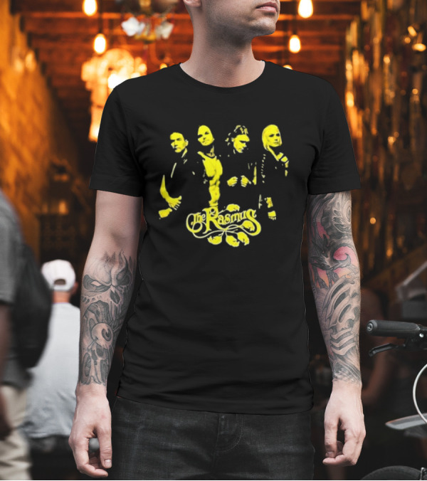 The Rasmus Band Yellow Portrait Live And Never Die T-Shirt