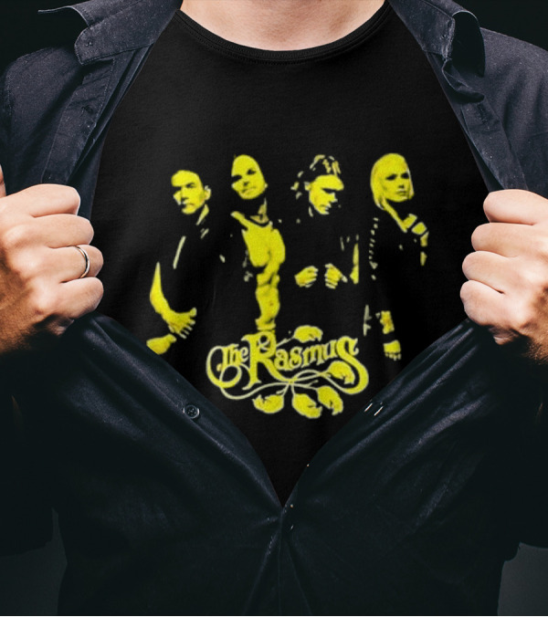 The Rasmus Band Yellow Portrait Live And Never Die T-Shirt