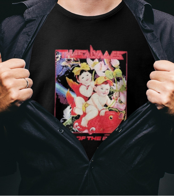 The Salvages Year Of The Rebel Playful Children On Fish And Lotus Blossoms T-Shirt