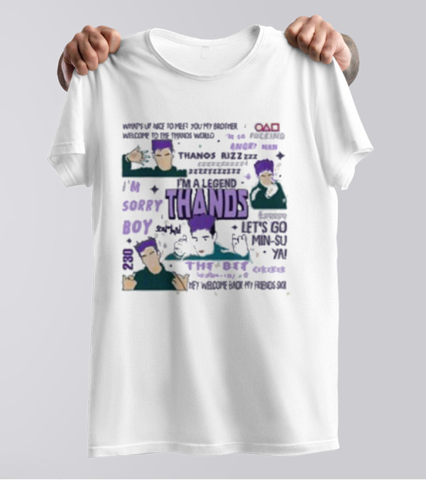 Thands I'm A Legend Welcome To Thanos World 230 Thanos Rizz T-Shirt