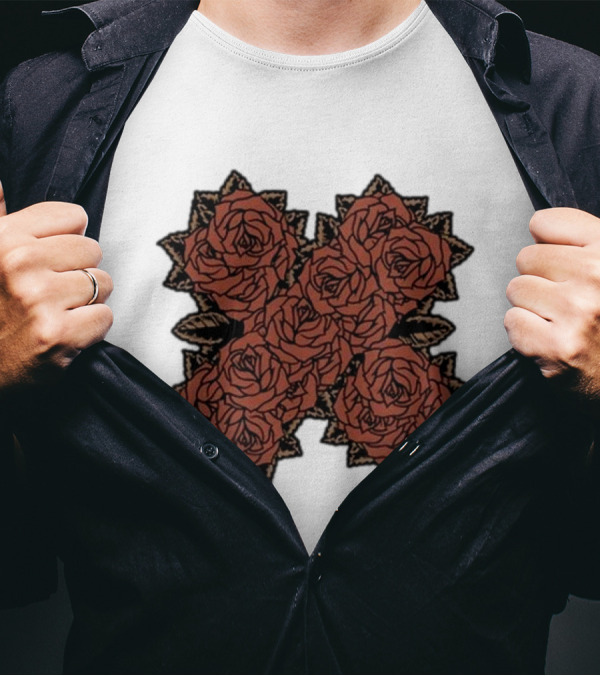Xplr Sam And Colby Ribsplitter V.2 Floral Rose T-Shirt