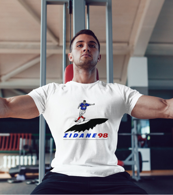 Zinedine Zidane 98 France Soccer Legend Iconic T-Shirt