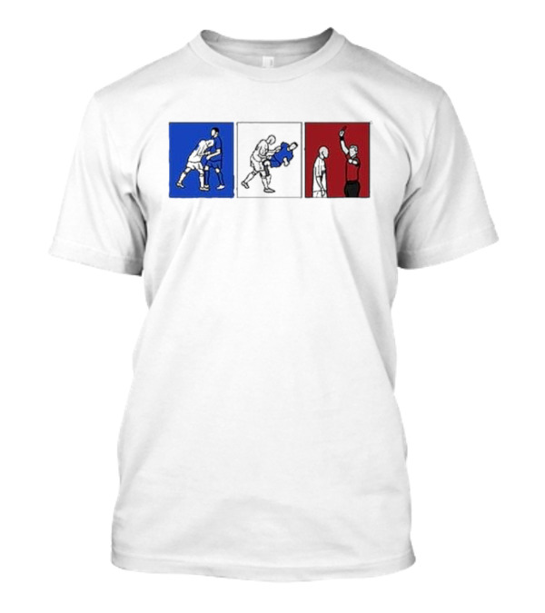 Zinedine Zidane Headbutt 2006 World Cup Final Italy Vs France Iconic Moment T-Shirt