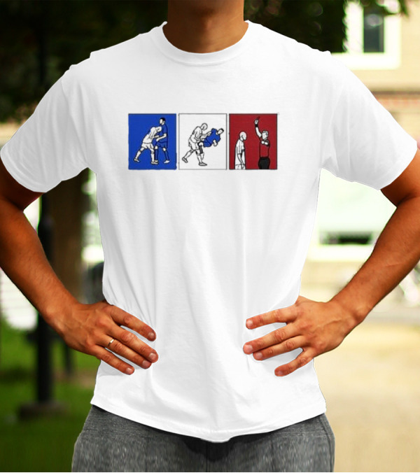 Zinedine Zidane Headbutt 2006 World Cup Final Italy Vs France Iconic Moment T-Shirt