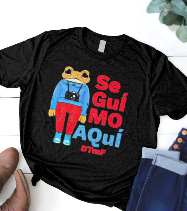 Se Guí Mo Aquí DTMF Frog With Camera T-Shirt