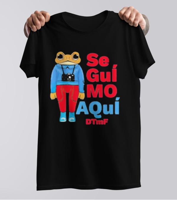 Se Guí Mo Aquí DTMF Frog With Camera T-Shirt