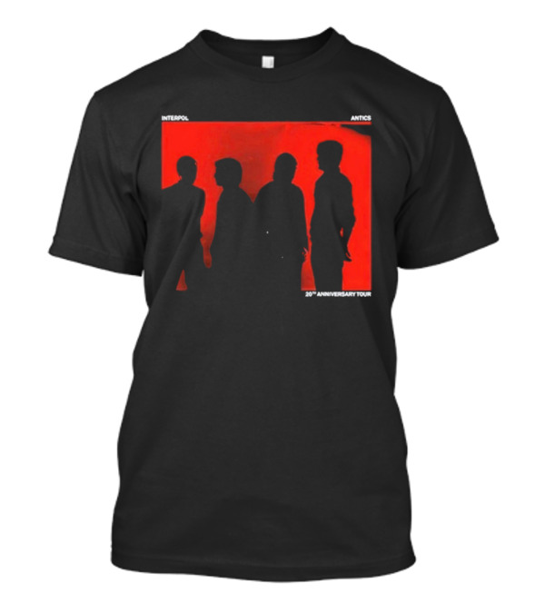 Interpol Antics 20th Anniversary Tour Silhouettes T-Shirt