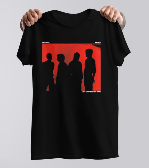 Interpol Antics 20th Anniversary Tour Silhouettes T-Shirt