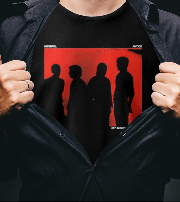 Interpol Antics 20th Anniversary Tour Silhouettes T-Shirt