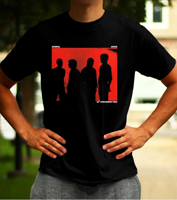 Interpol Antics 20th Anniversary Tour Silhouettes T-Shirt