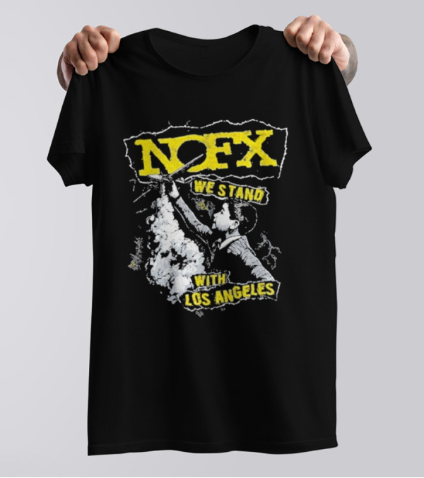 NOFX We Stand With Los Angeles Fire Relief Sebas Theriault T-Shirt