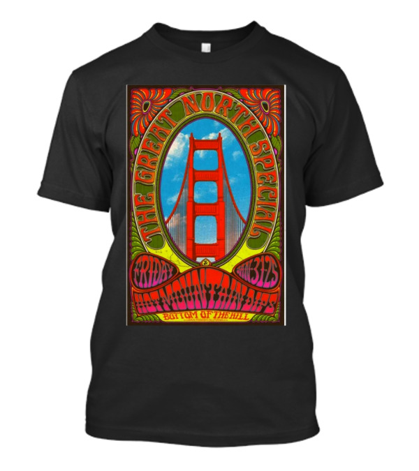 The Great North Special San Francisco Bottom Of The Hill Featuring Moontraps January 31 2025 T-Shirt