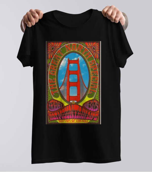 The Great North Special San Francisco Bottom Of The Hill Featuring Moontraps January 31 2025 T-Shirt