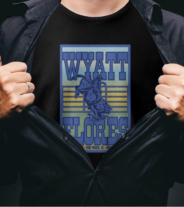 Wyatt Flores December 27 2024 Billy Bob’s Texas Fort Worth Rodeo T-Shirt