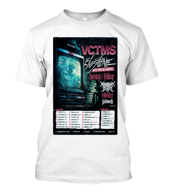 VCTMS 156 Silence Heavy Hitter Boundaries Fox Lake Winter 2025 Tour Dates T-Shirt