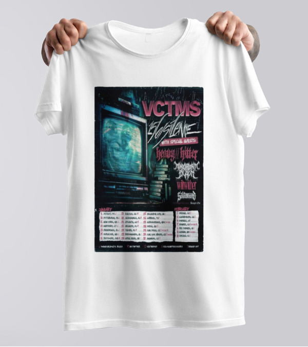 VCTMS 156 Silence Heavy Hitter Boundaries Fox Lake Winter 2025 Tour Dates T-Shirt