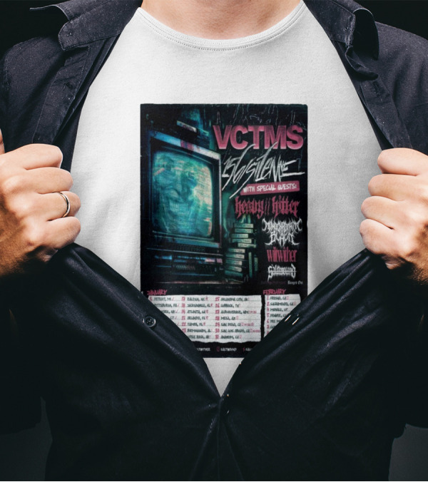 VCTMS 156 Silence Heavy Hitter Boundaries Fox Lake Winter 2025 Tour Dates T-Shirt