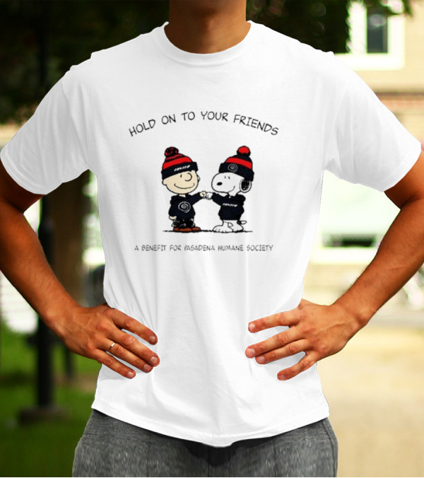 Hold On To Your Friends Benefit For Pasadena Humane Society Whirr X Luster T-Shirt