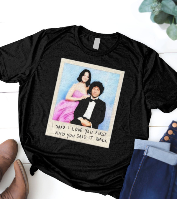 Selena Gomez I Said I Love You First And You Said It Back Polaroid Photo T-Shirt