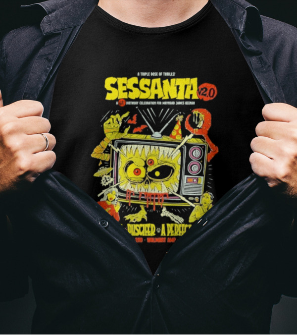 Sessanta 2.0 Event Primus Puscifer A Perfect Circle May 2 2025 Rogers AR Walmart AMP TV T-Shirt