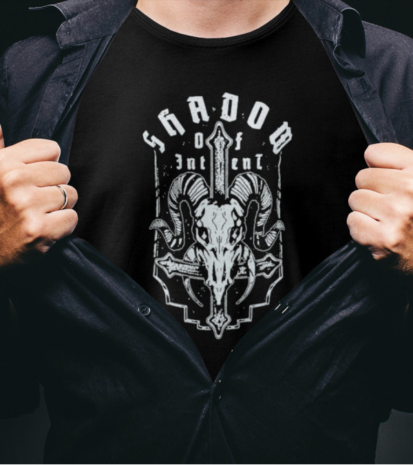 Shadow Of Intent Goat Skull Sword Emblem T-Shirt