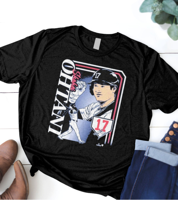 Shohei Ohtani #17 Signature Collage Los Angeles Dodgers T-Shirt