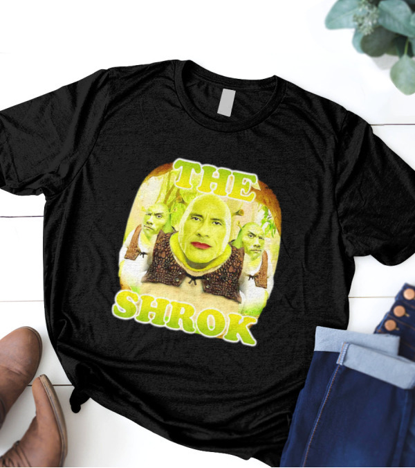 THE SHROK Shrek Parody Featuring Iconic Imagery T-Shirt