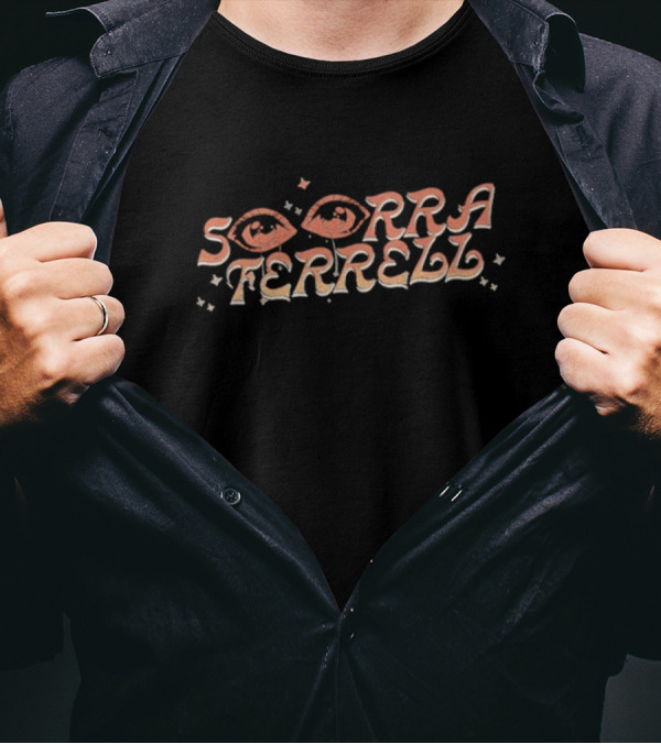 Sierra Ferrell Eyes Retro Typography With Eye Motif T-Shirt