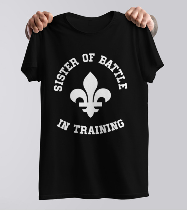 Sister Of Battle In Training Fleur-de-Lis Emblem T-Shirt