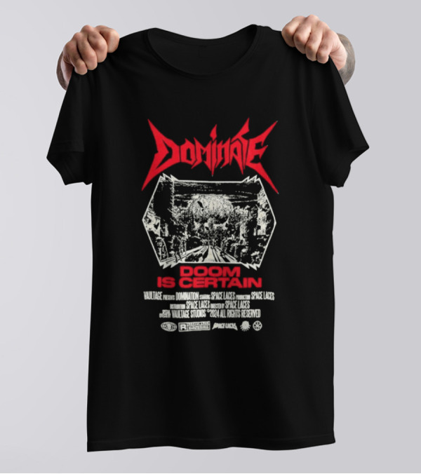 Dominate Doom Is Certain Tour 2023 Space Laces Special Guest T-Shirt