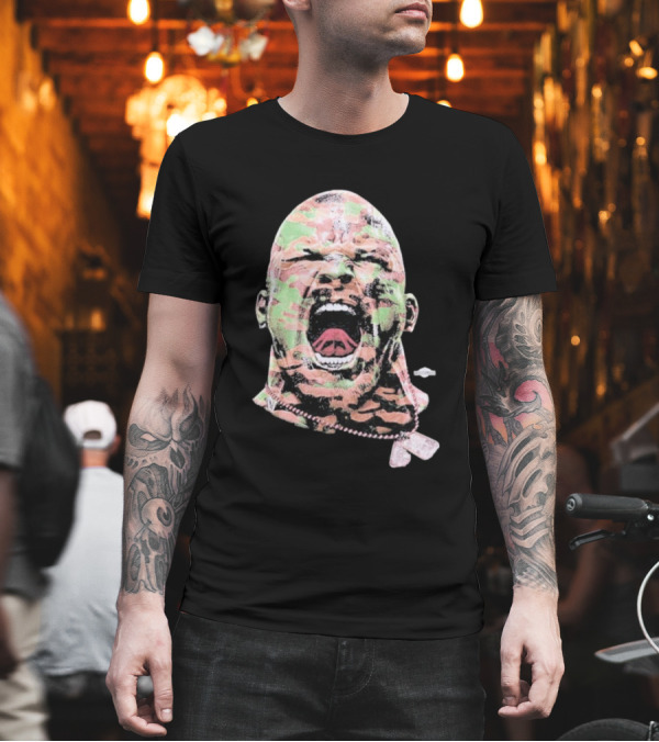 Steve Austin Camo Pattern Hellstar X WWE Wrestlemania 41 316 2025 T-Shirt
