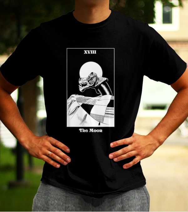 Summerisle Arcana XVIII The Moon Skull Tarot T-Shirt