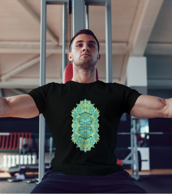Ten Hundred Reflect Kaleidoscopic Faces Symmetrical Nature T-Shirt