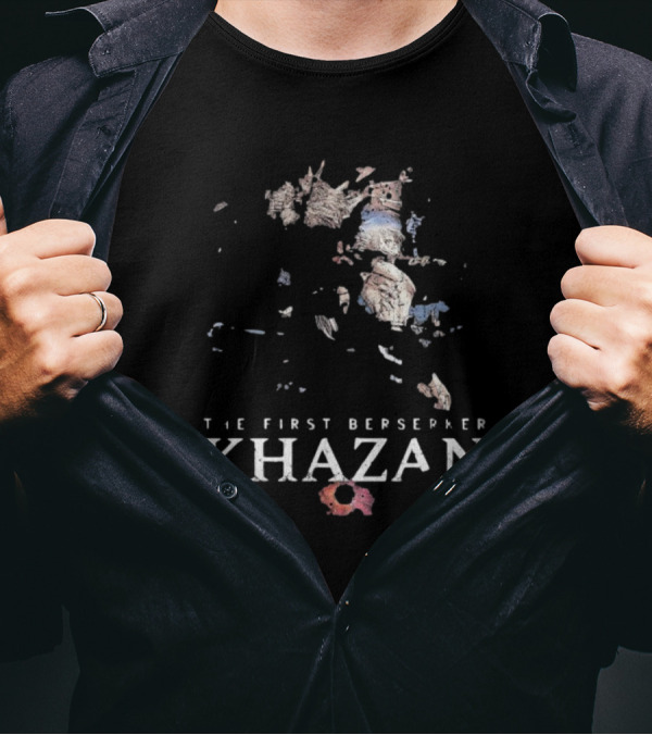 The First Berserker Khazan Fragmented Stone Mosaic Style T-Shirt
