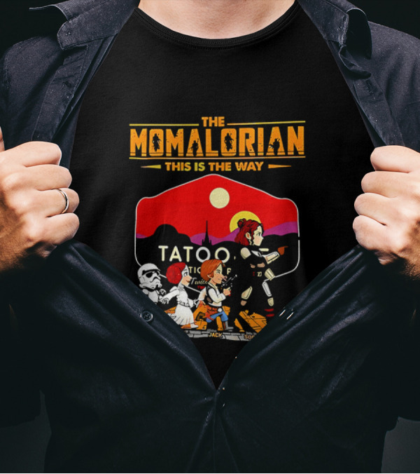 The Momalorian This Is The Way Tatooine Cartoon Adventure T-Shirt