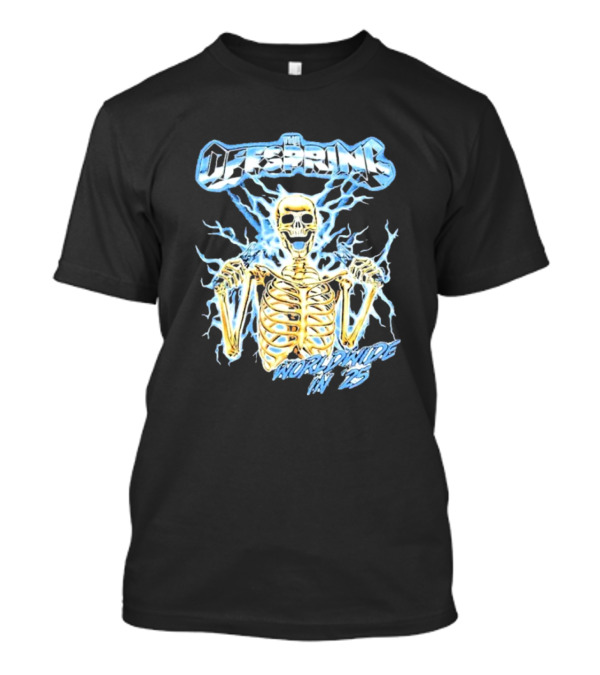 The Offspring 2025 Worldwide Electric Skeleton Tour Japan Australia Dates T-Shirt
