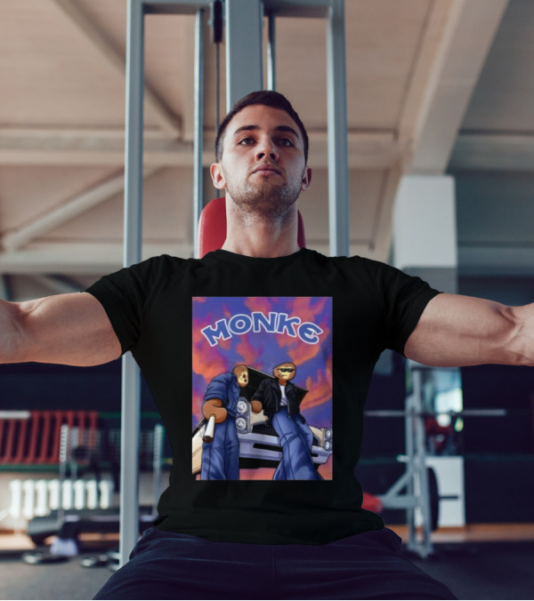 Monke Spoonkid Joe Cool Car Sky T-Shirt