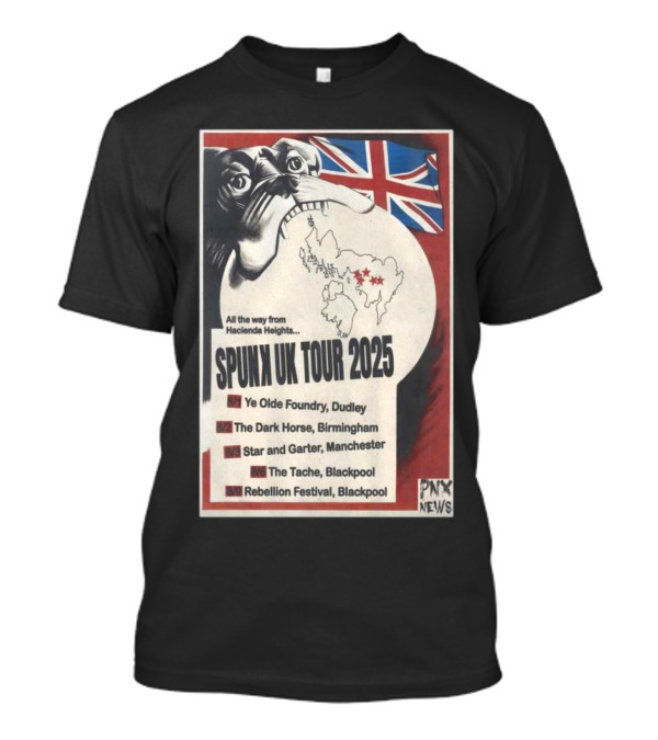 Spunk UK 2025 Tour T-Shirt